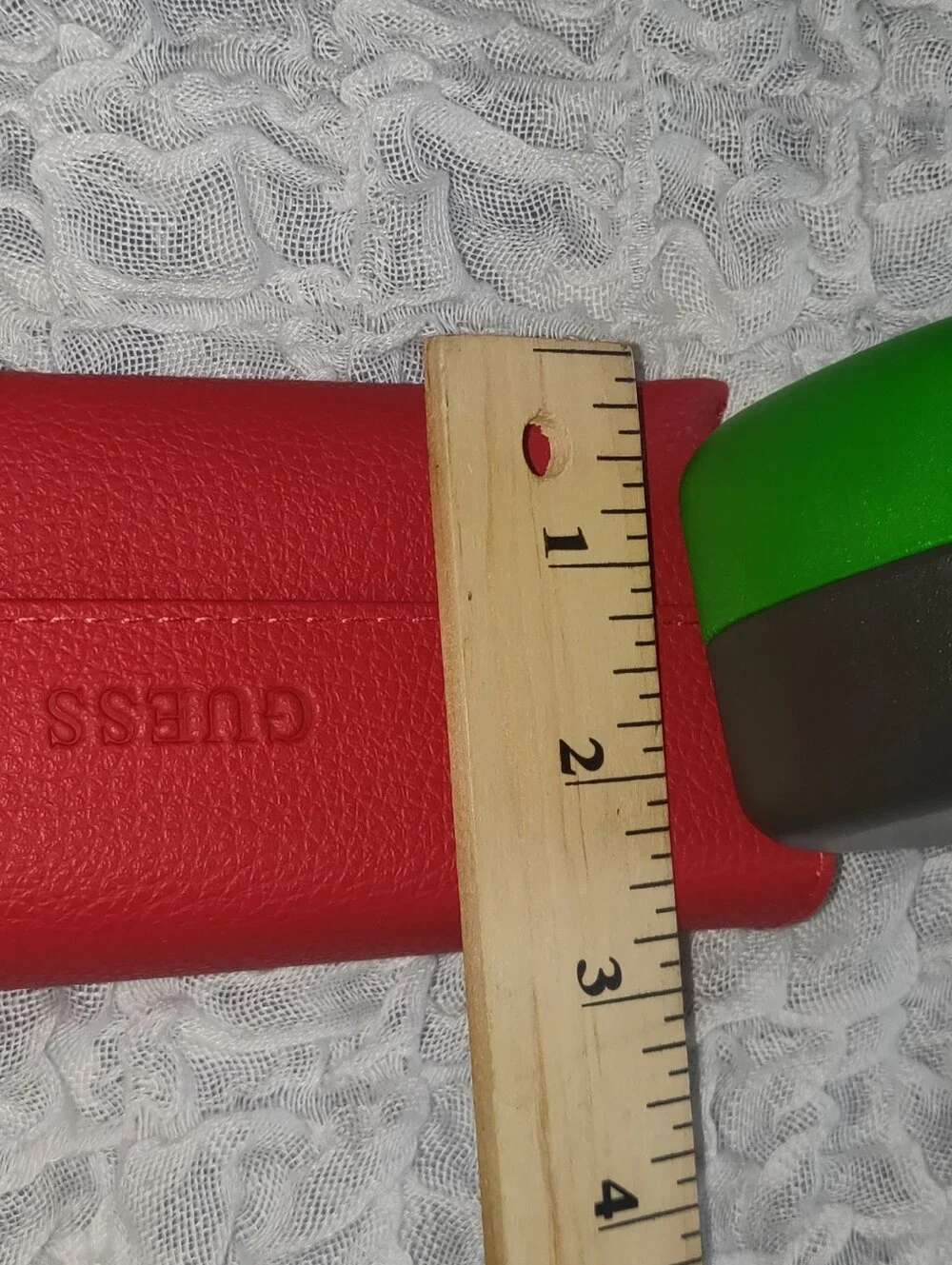 Kate Spade Glasses Case Bright Green With Branded Cleaning Cloth